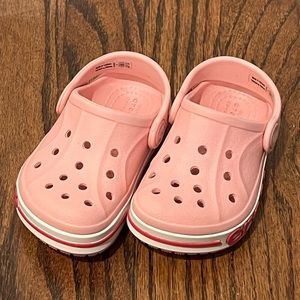 CROCS Kids Crocband Clog Toddler Size 5 Pink NWOT